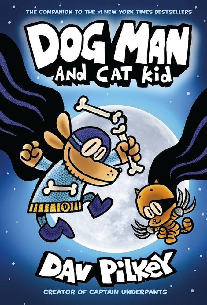 【更に値下げ！】DOG MAN＋CAT KID 12冊 夏休みの英語読書に最適！ Amazon | Dog Man 4: Dog Man and Cat Kid | Pilkey, Dav